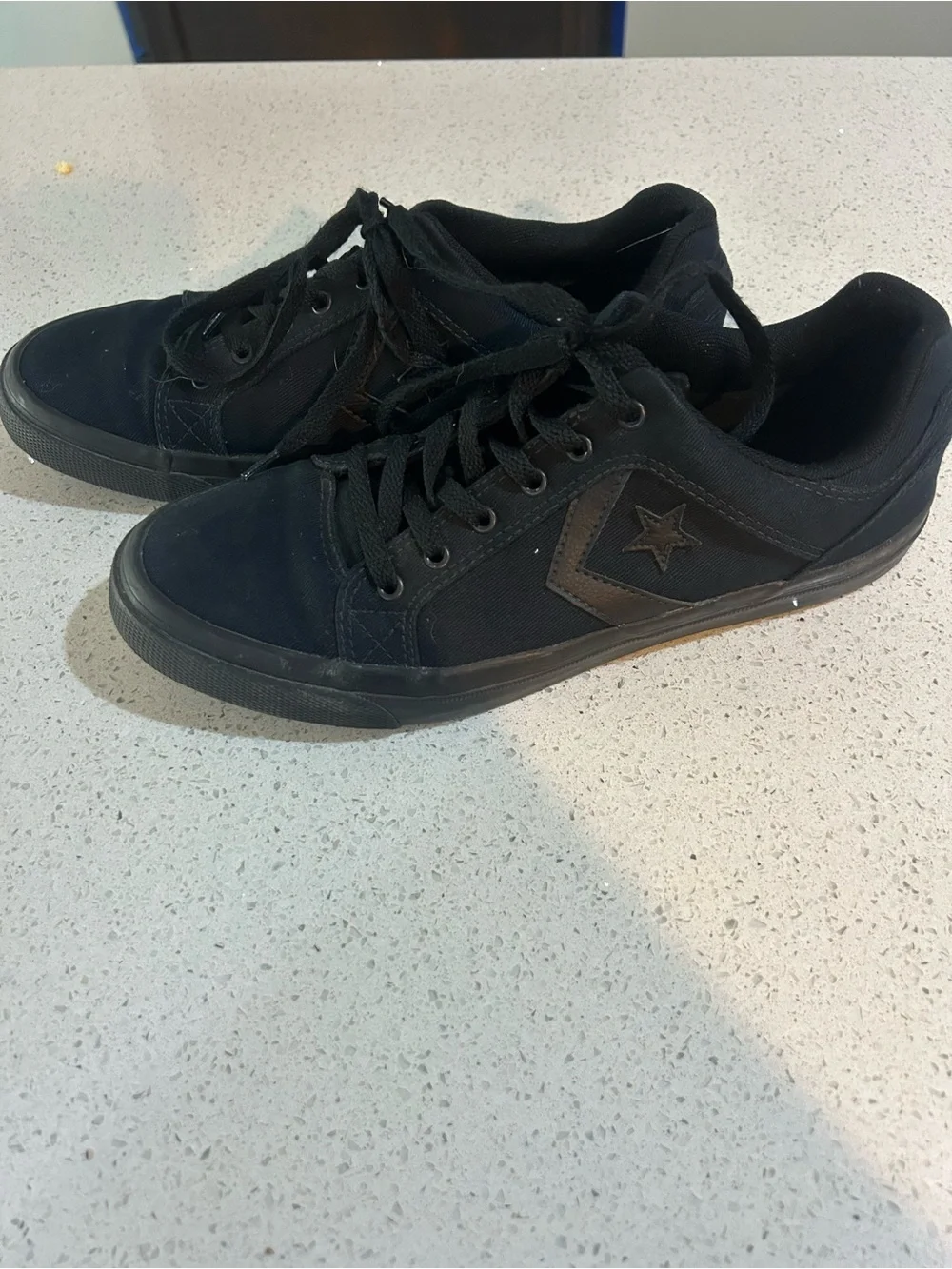 Converse Black Low-Profile Canvas Sneakers - Picture 3 of 7